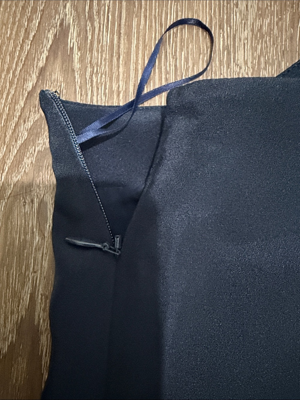 LILYSILK Mulberry Silk Sailor High-Rise Shorts Navy Size 6 - Picture 5 of 8